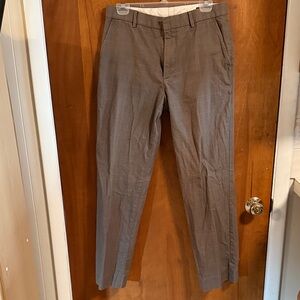 Banana Republic Men's Brown Plaid Dress Pants